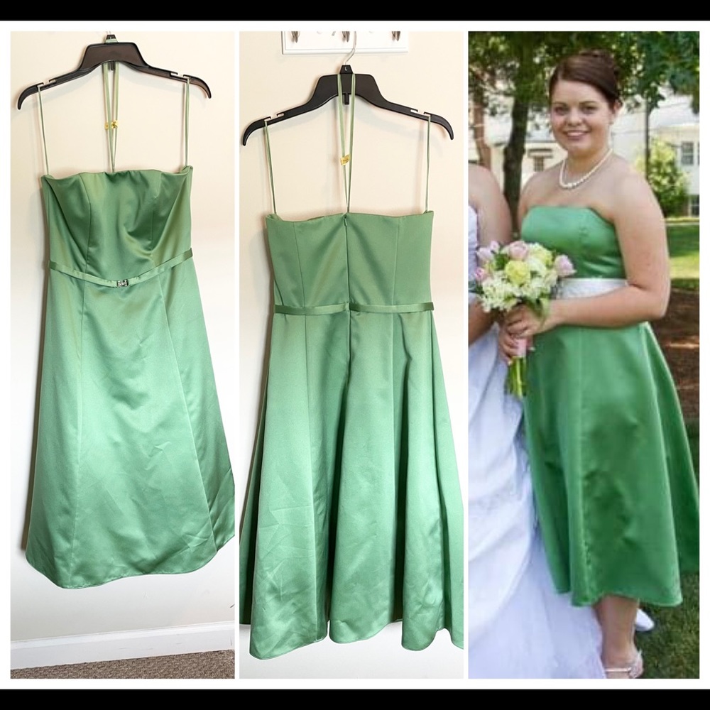 Bridesmaid dress- strapless